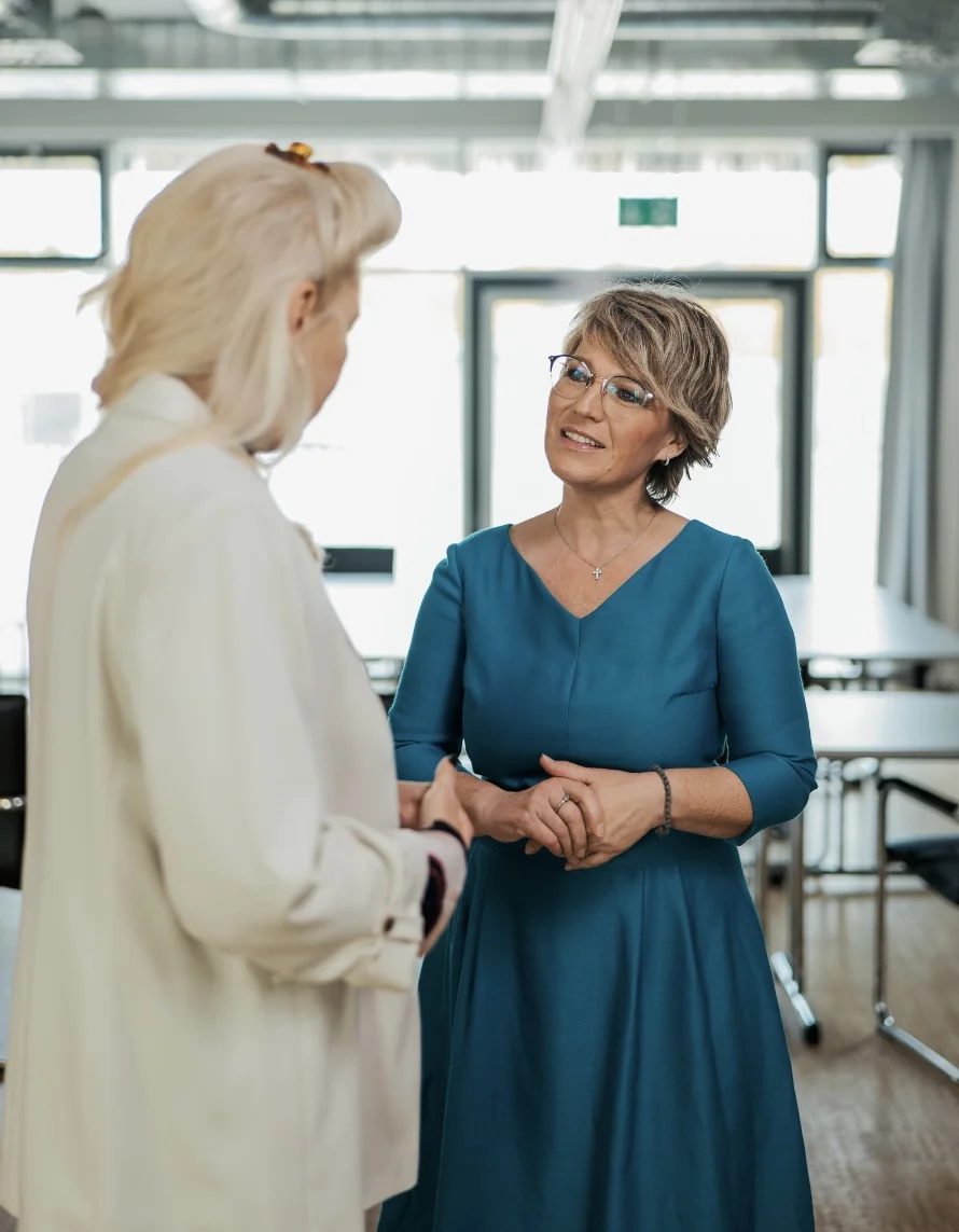 Andrea Ballschuh im Coaching